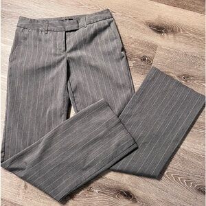 Daisy Fuentes Women's 10 Gray Favorite Fit Straight Leg Mid Rise Dress Pants